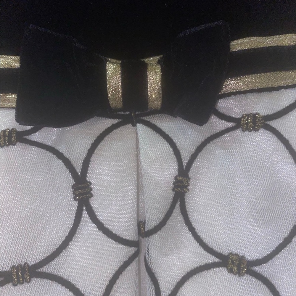Jona Michelle girl velvet /tulle dress size 10 - Picture 4 of 10